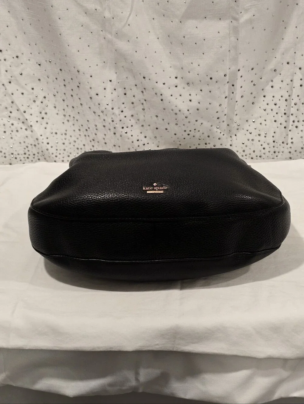 Kate Spade Black Heather Hobo Bag